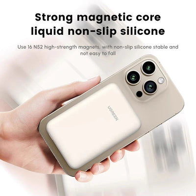 UGREEN Magnetic Wireless Qi2 Power Bank - 10000mAh / 30W / USB-C / Space Gray