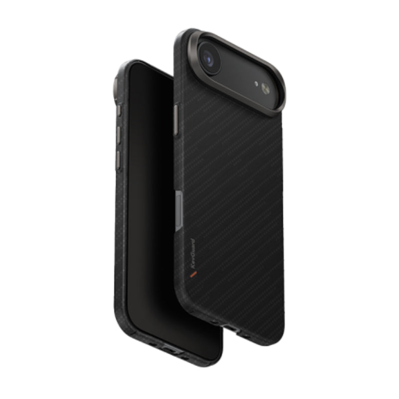 UNIQ Hybrid Keva Edge Magclick Charging Case for Apple iPhone Air - Carbon Black