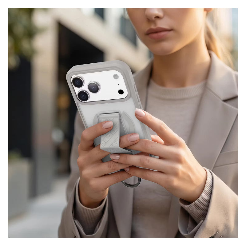Levelo Morphix Clara MagSafe Case For Apple iPhone 18 Pro Max - Silver
