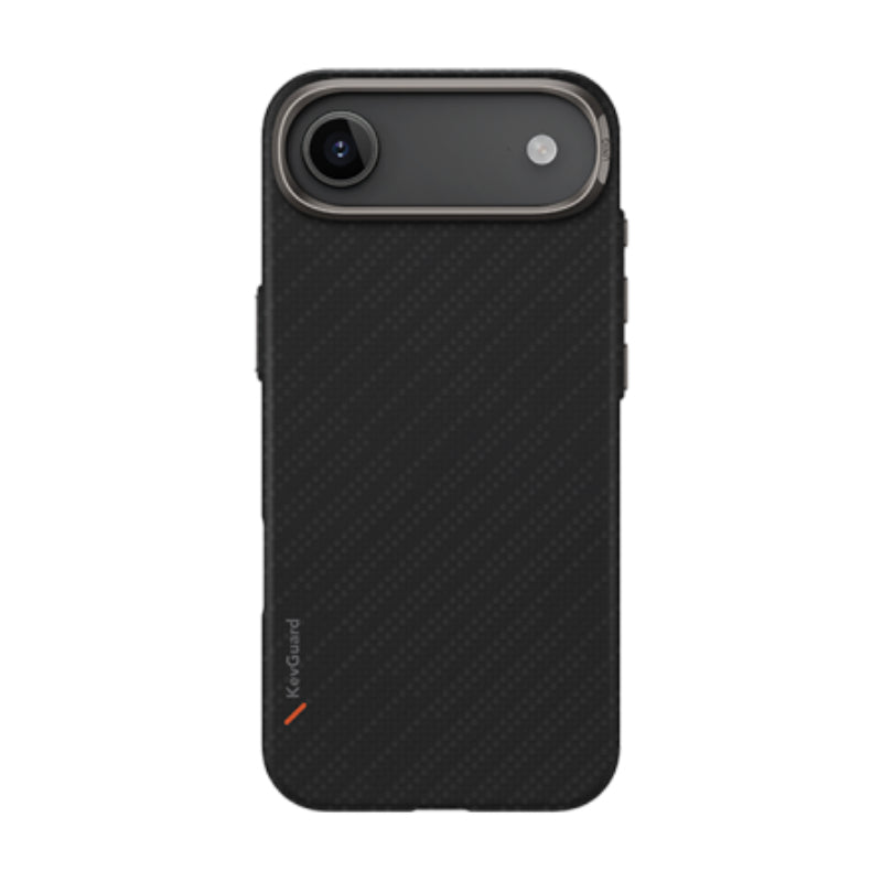 UNIQ Hybrid Keva Edge Magclick Charging Case for Apple iPhone Air - Carbon Black