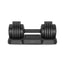 Porodo 55 LB Single Adjustable Smart Dumbbell - Black