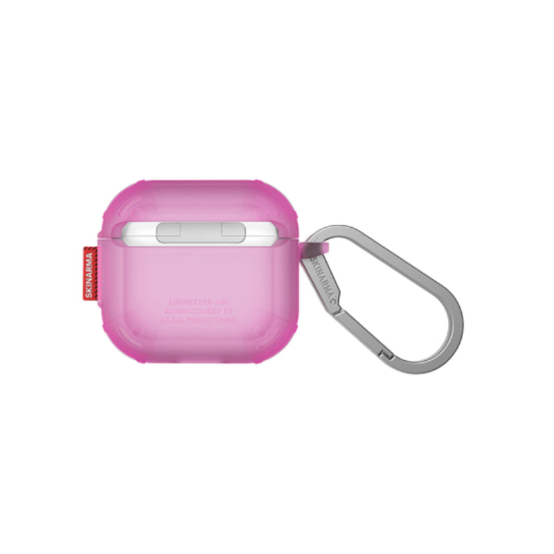 SKINARMA Mecha CE Case - Apple AirPods 4 / Fuchsia