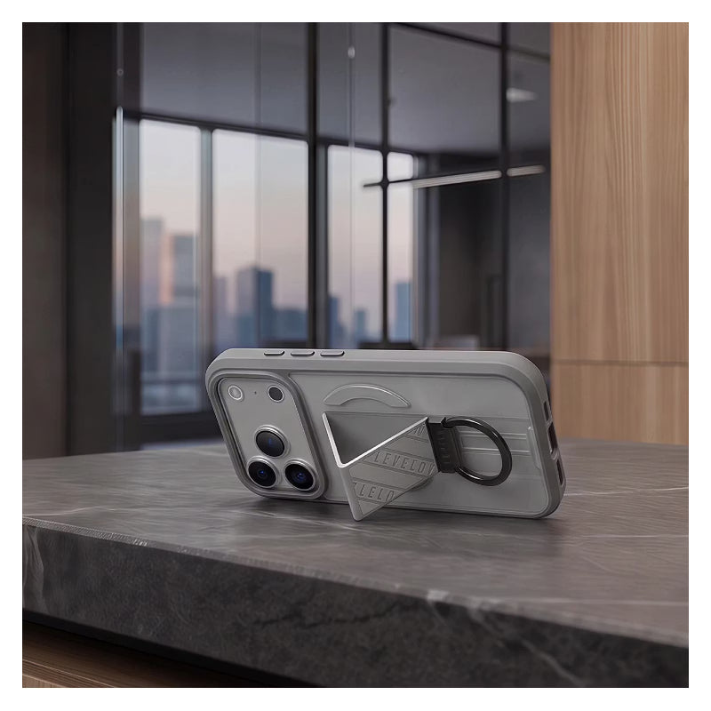 Levelo Morphix Clara MagSafe Case For Apple iPhone 18 Pro Max - Silver
