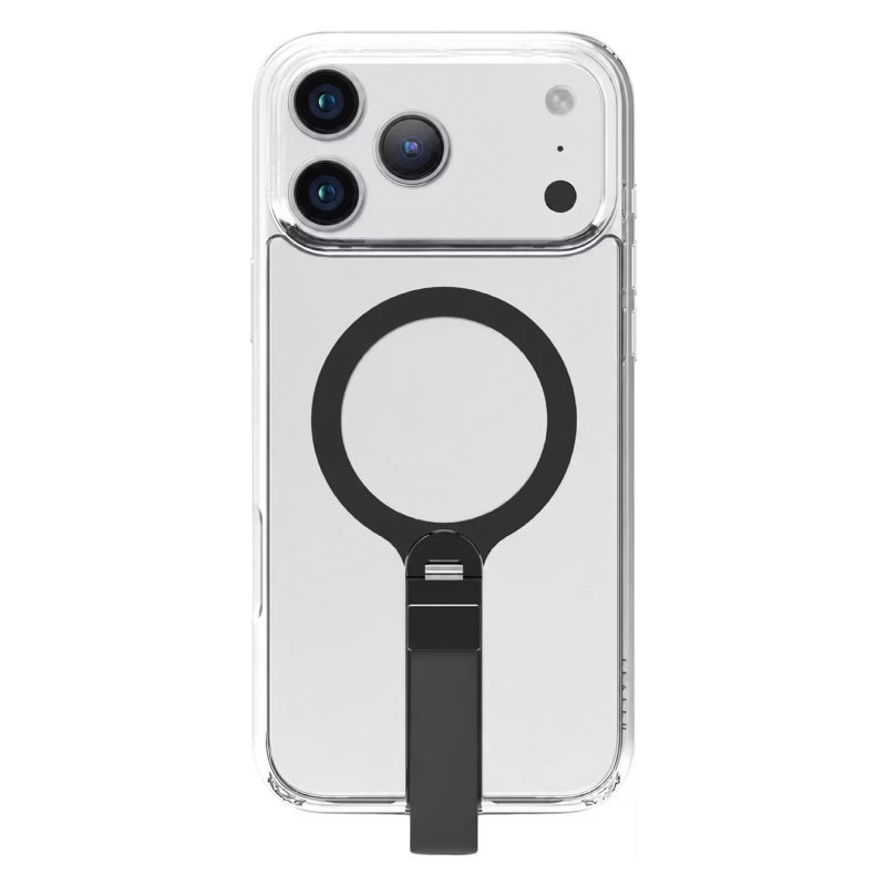 Levelo SPIRA MagSafe Clear Grip Case For Apple iPhone 18 Pro - Black