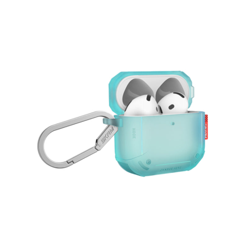 SKINARMA Mecha CE Case - Apple AirPods 4 / Teal