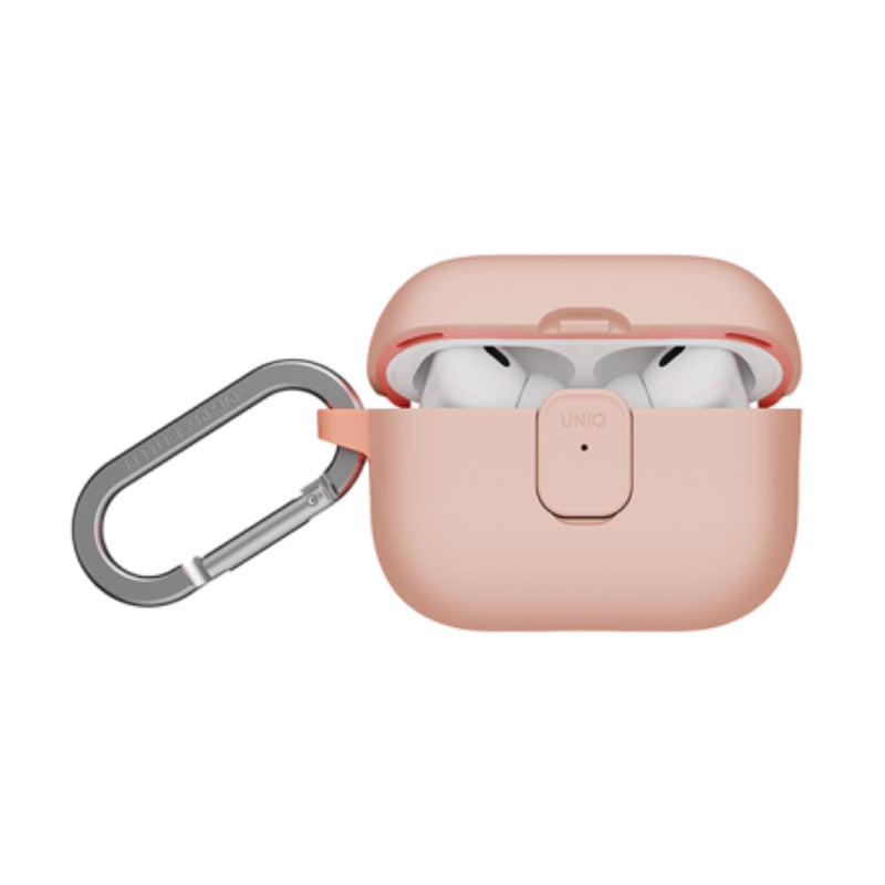 UNIQ Clyde Lock Case for Apple Airpods Pro 3rd Gen - Light Pink/Crepe Pink