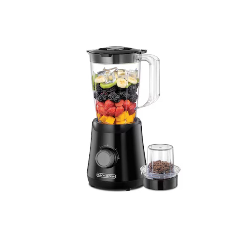 Black+Decker  Blender with Grinding Mill - 1.5 Liter / 500W