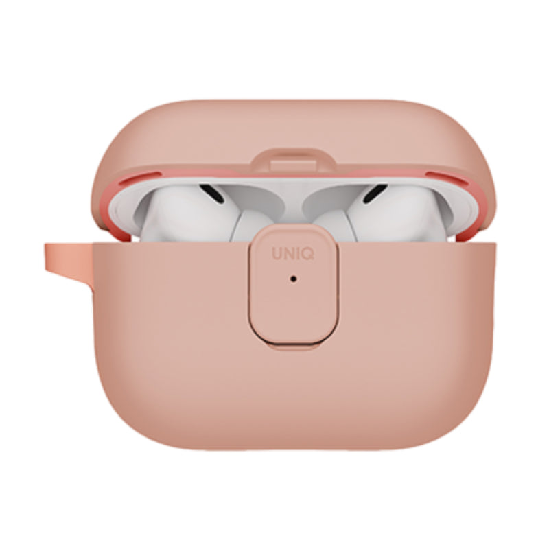 UNIQ Clyde Lock Case for Apple Airpods Pro 3rd Gen - Light Pink/Crepe Pink