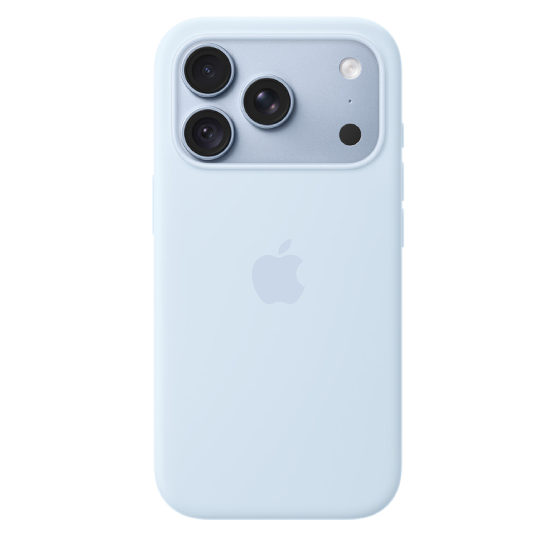 Apple iPhone 18 Pro Silicone MagSafe Case - Crisp Blue