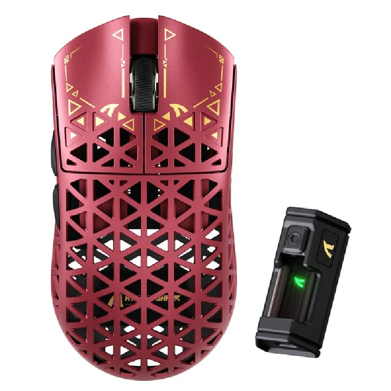 ATTACK SHARK R5 Ultra Carbon Fiber 8K PAW3950MAX Wireless Gaming Mouse - Red