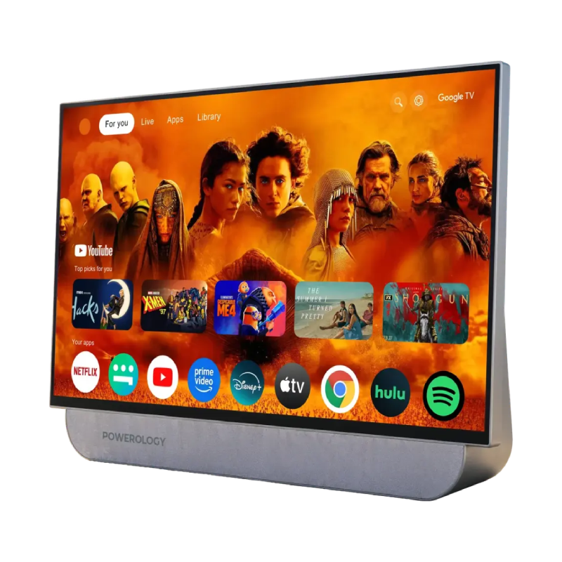 Powerology Paramount Portable Touchscreen Smart Monitor - 27" / 27000mAh / Bluetooth / Beige