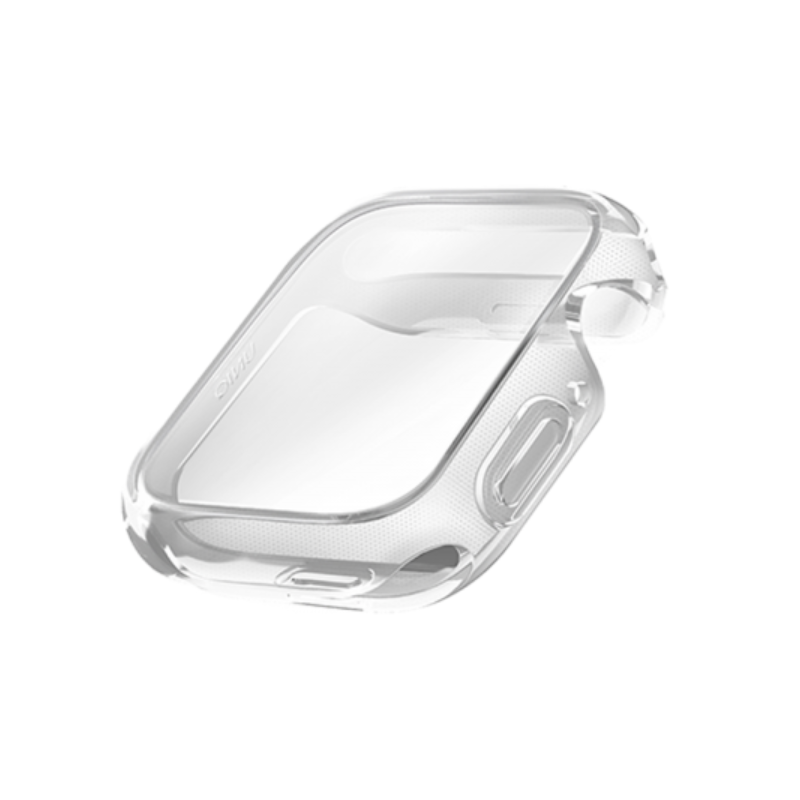 UNIQ هايبرد  ساعة حافظة مع شاشة - ابل ساعة SE3 / SE2) 44mm / Dove شفاف