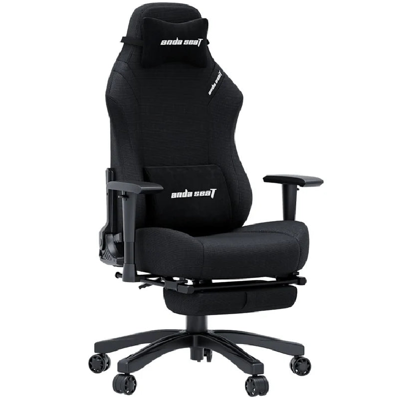 Andaseat Luna PRO Series Gaming Chair with Footrest - Black