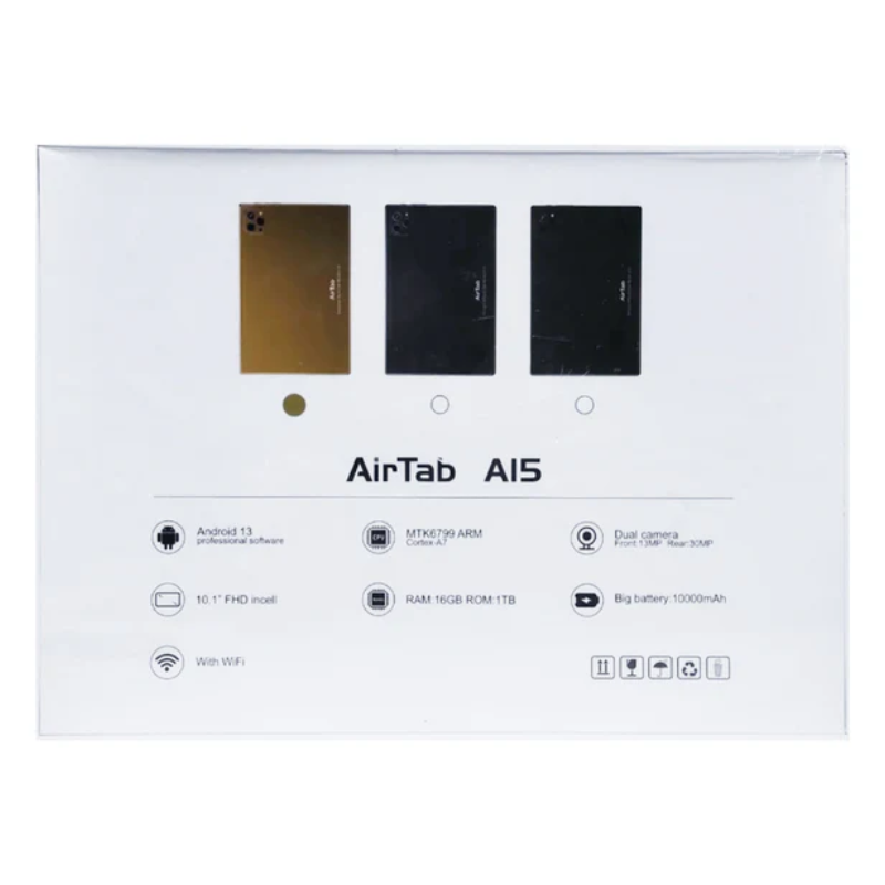 AirTab A15 / 10.1" / 16GB / 1TB / Wi-Fi / Black