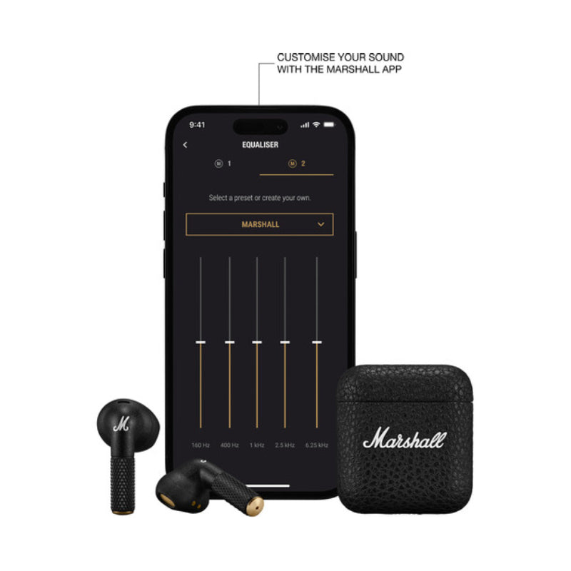 Marshall Minor IV True Wireless Earbuds - Black