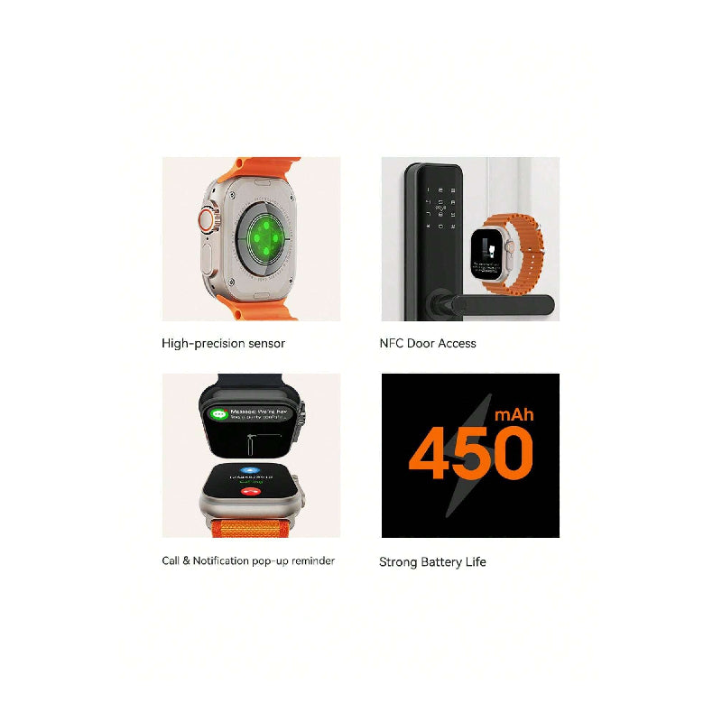 Microwear Active Pro Smart Watch Ultra - 2.2inch AMOLED / Bluetooth