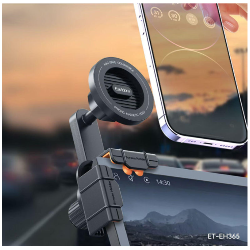 Earldom ET-EH365 Car Screen Magnetic Phone Mount Holder - Black