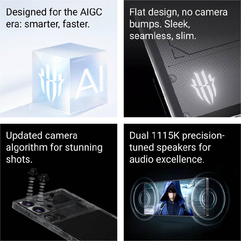 REDMAGIC 10 Pro - 6.85-inch / 1TB / 24GB / 5G / Moonlight Mobiles & Tablets > Mobiles