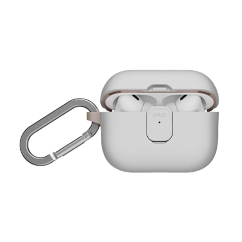 UNIQ Clyde قفل حافظة  ابل ايربودز برو الجيل الثالث الجيل  Mistاللون الكاكي
