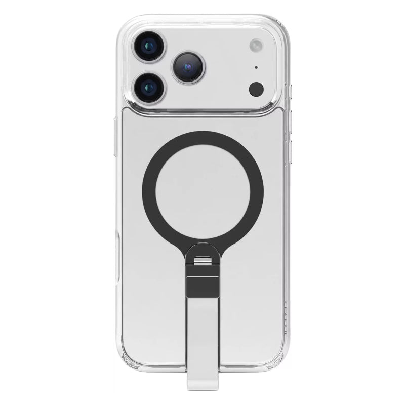 Levelo SPIRA MagSafe Clear Grip Case For Apple iPhone 18 Pro Max - Silver