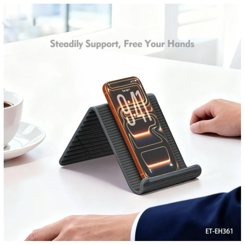 Earldom ET-EH361 Flexible Silicone Phone Stand - Black