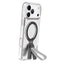 Levelo SPIRA MagSafe Clear Grip Case For Apple iPhone 18 Pro Max - Silver