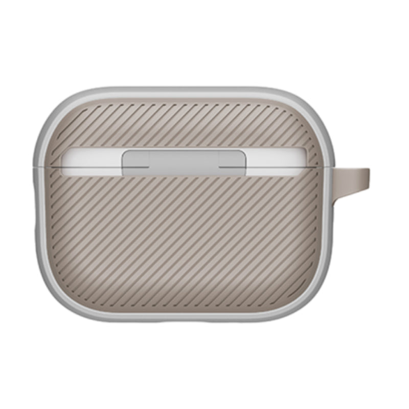 UNIQ Clyde قفل حافظة  ابل ايربودز برو الجيل الثالث الجيل  Mistاللون الكاكي