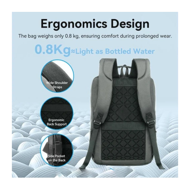 Vention KRSBO Water-Repellent Laptop Backpack - Up to 17.3" / Dark Grey