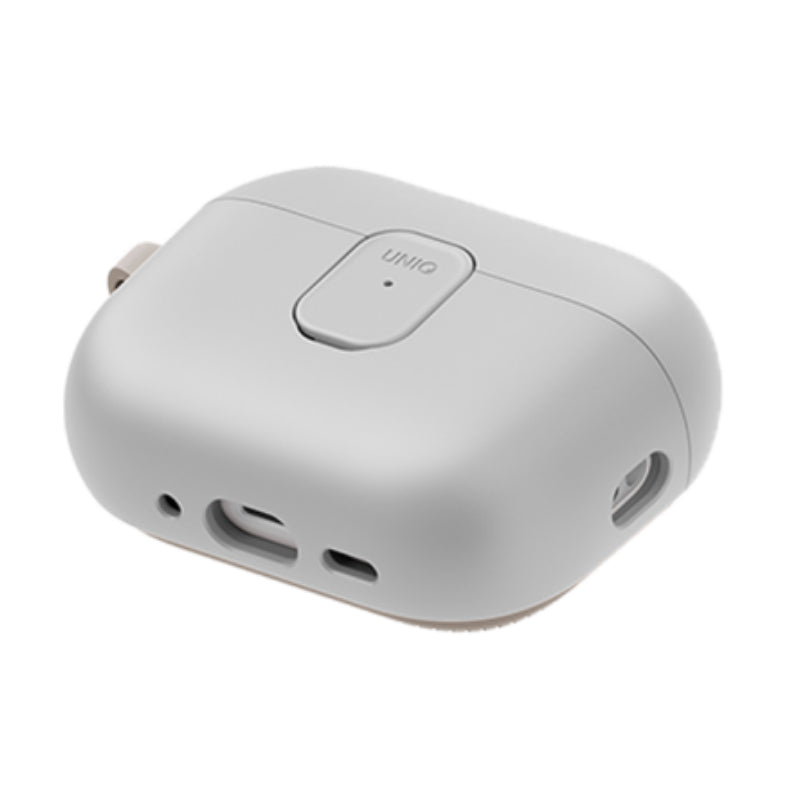 UNIQ Clyde قفل حافظة  ابل ايربودز برو الجيل الثالث الجيل  Mistاللون الكاكي