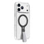Levelo SPIRA MagSafe Clear Grip Case For Apple iPhone 18 Pro Max - Silver