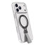 Levelo SPIRA MagSafe Clear Grip Case For Apple iPhone 18 Pro Max - Silver