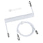 ATTACK SHARK C01 PRO Double Sleeved Type-C Coiled Cable - White