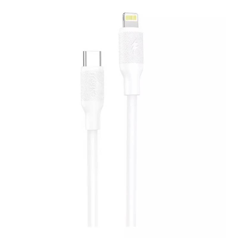 Foneng X80 Type-C to Lightning 27W PD Charging Cable - White