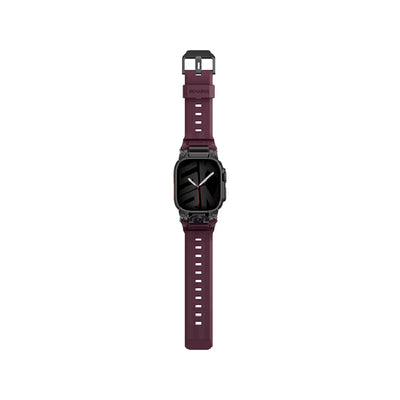SKINARMA Talon Watch Strap for Apple Watch Ultra 49mm - Burgundy
