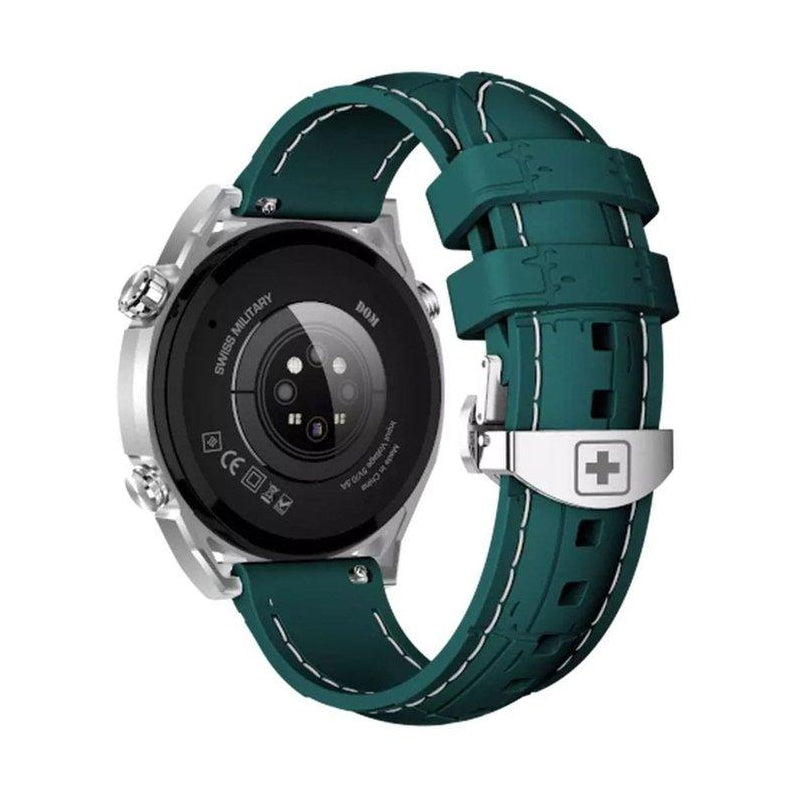 Swiss Military DOM 3 Silicone Strap With 2 Premium Straps - Green / Smart Watch