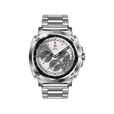 Swiss Military Dom 4 Silver Steel - Smart Watch Smart Watches