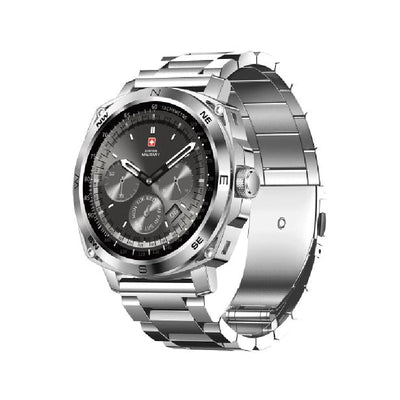 Swiss Military Dom 4 Silver Steel - Smart Watch Smart Watches