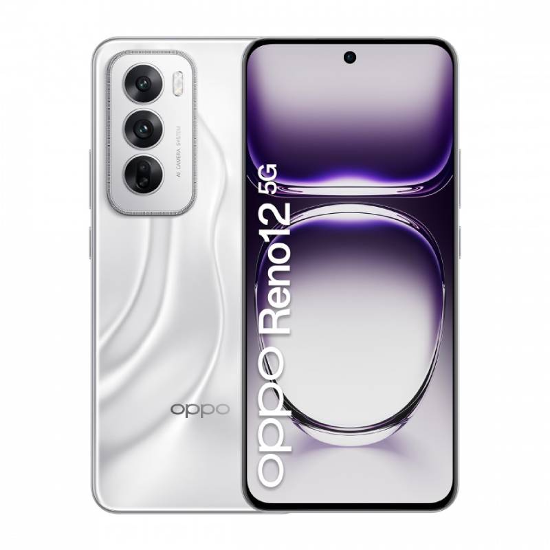 OPPO Reno12 - 12GB / 512GB / 6.7-inch / 5G / Astro Silver - Mobile Mobiles & Tablets > Mobiles
