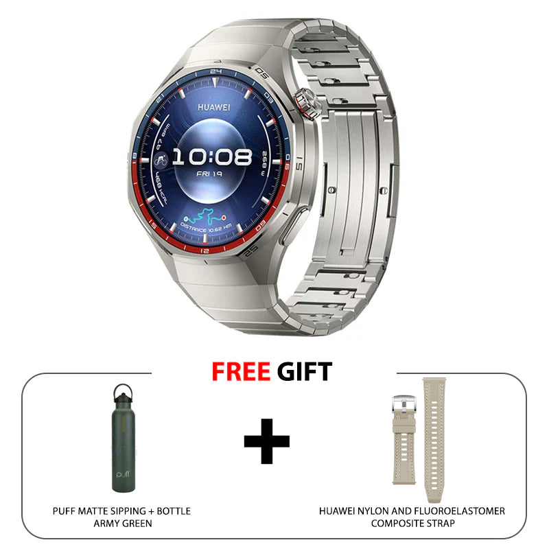 Huawei GT6 Pro Smart Watch - 1.47" AMOLED / 46mm / Bluetooth - Titanium