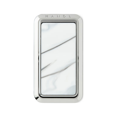 HANDLstick Stone Collection - White/ Silver Marble