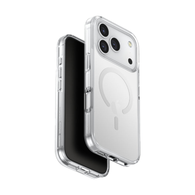 UNIQ Hybrid Clario Magclick Charging (ECO) Case For Apple iPhone 17 Pro Max - Lucent Clear