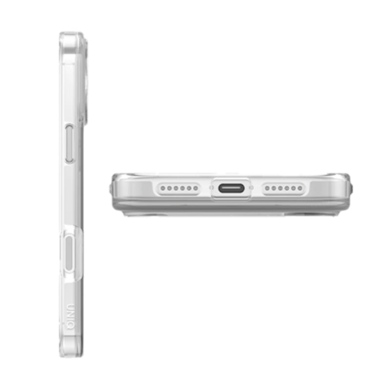 UNIQ Hybrid Clario Magclick Charging (ECO) Case For Apple iPhone 17 Pro Max - Lucent Clear