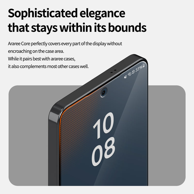 شاشة كور زجاج اراري  لهاتف سامسونج جالكسي  ألترا  شفاف