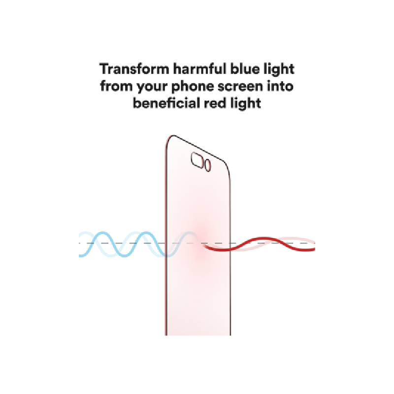 شاشة BodyGuardz أحمر زجاج محول ضوء  لهاتفايفون من ابل