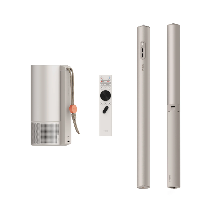 XGIMI MoGo 3 برو جوجل تلفزيون المحمولة  مع  حامل  450 ISO Lumens / 2 جيجابايت رام  16 جيجابايت تخزين  Micro إتش دي إم أي  يو اس بي  يو اس بي تايب-سي  واي-فاي  بلوتوث  جوجل تلفزيون