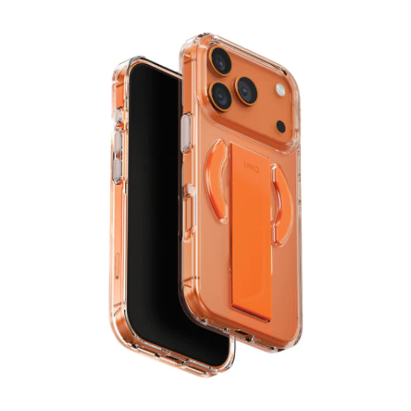 Bundle Offer - Apple iPhone 17 Pro - 256GB / Cosmic Orange / 5G / 6.3" / Middle East Version + UNIQ Hybrid Heldro Air Magclick Charging Case For Apple iPhone 17 Pro - Volt Orange