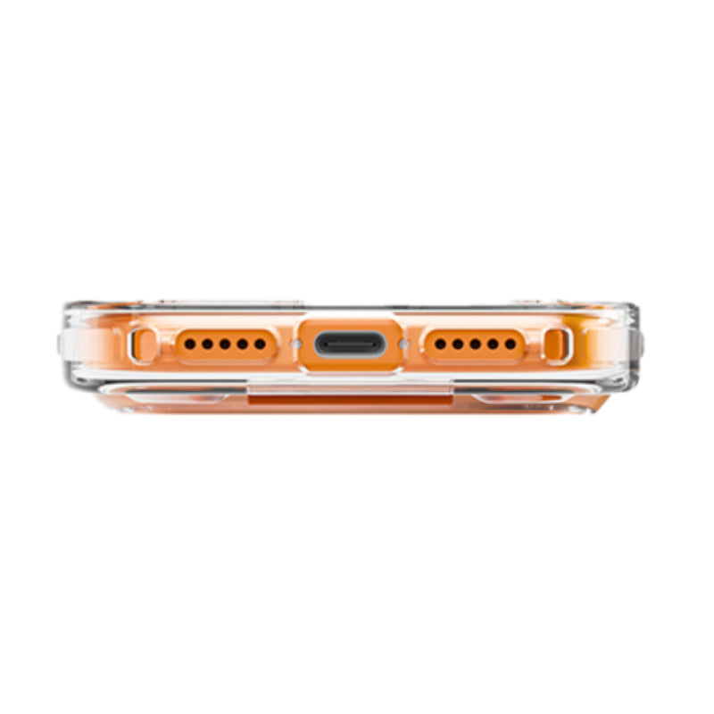 UNIQ Hybrid Heldro Air Magclick Charging Case For Apple iPhone 17 Pro Max - Volt Orange