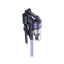 Samsung Jet 60 Turbo Stick Vacuum Cleaner - 410 Watts / 0.8 Liters / Violet