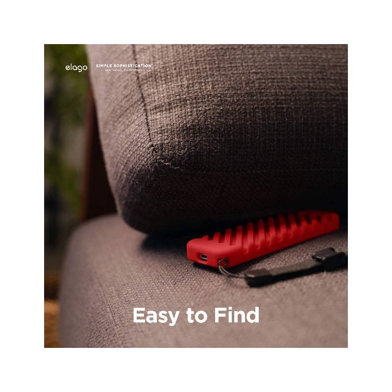 حافظة واقية إلاجو  حافظة التحكم عن بُعدتلفزيون Remote حافظة  ابل تلفزيون - مع حبل حمل - أحمر التعبئة والتغليفعبر الانترنت )