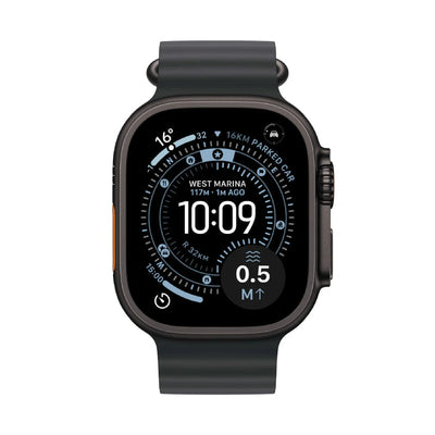 Apple Watch Ultra 3 - LTPO OLED / 64GB / 49mm / Bluetooth / Wi-Fi / Cellular / Black Titanium Case with Black Ocean